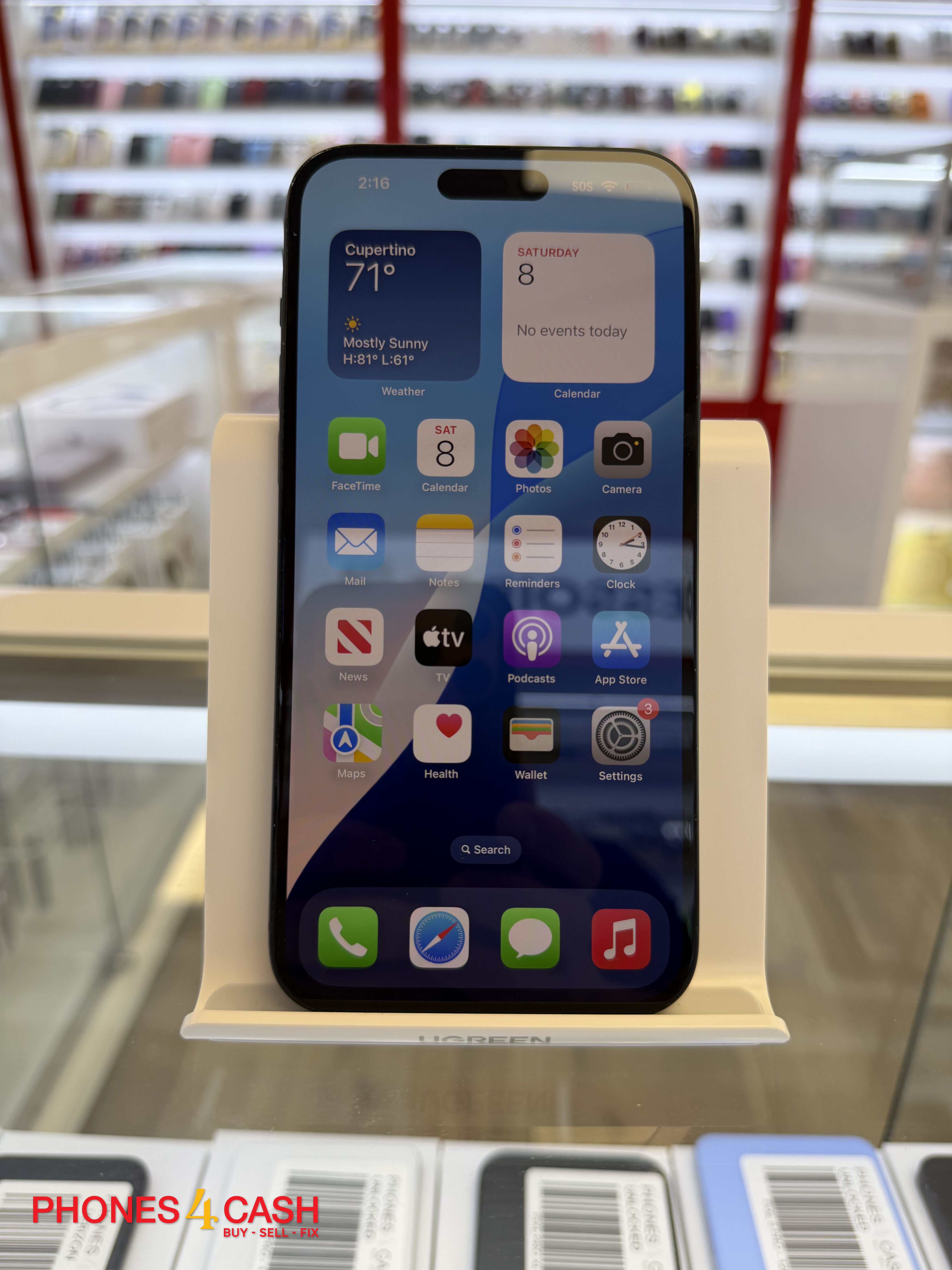 iPhone 15 Plus - 128GB Black (T-Mobile / Metro) - photo 2