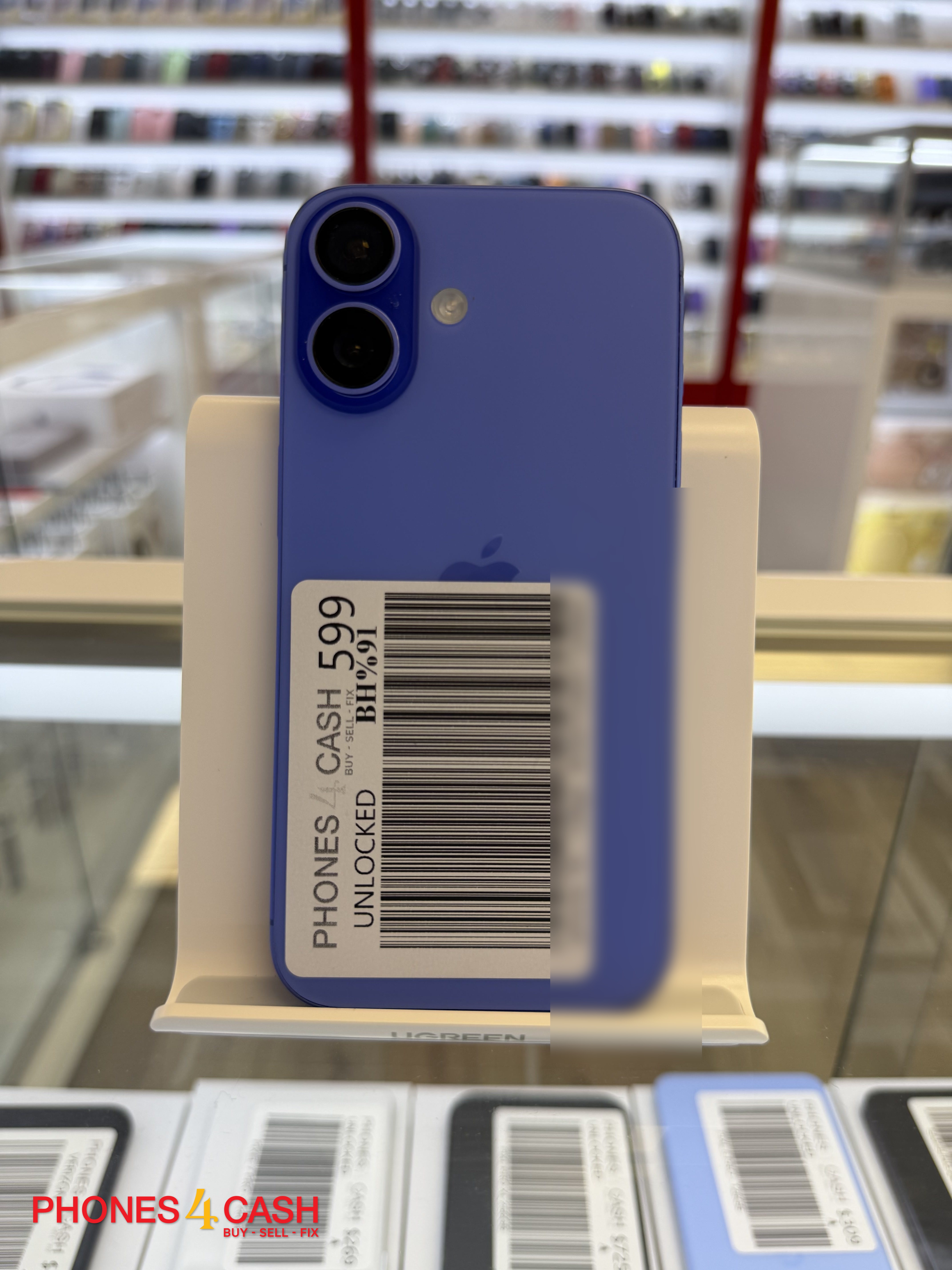 iPhone 16 - 128GB Ultramarine (Unlocked)