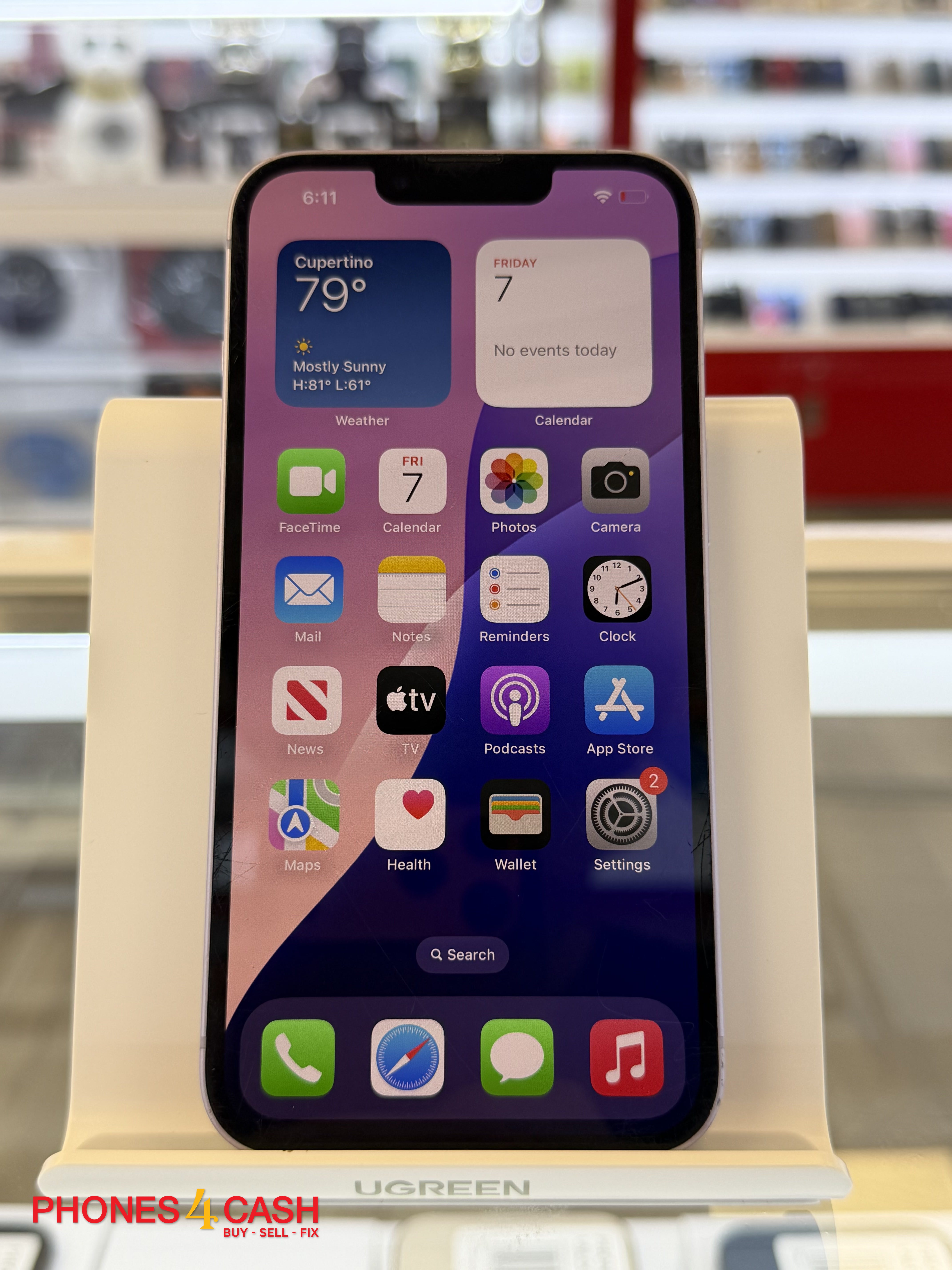 iPhone 14 - 128GB Purple (T-Mobile / Metro) - photo 2