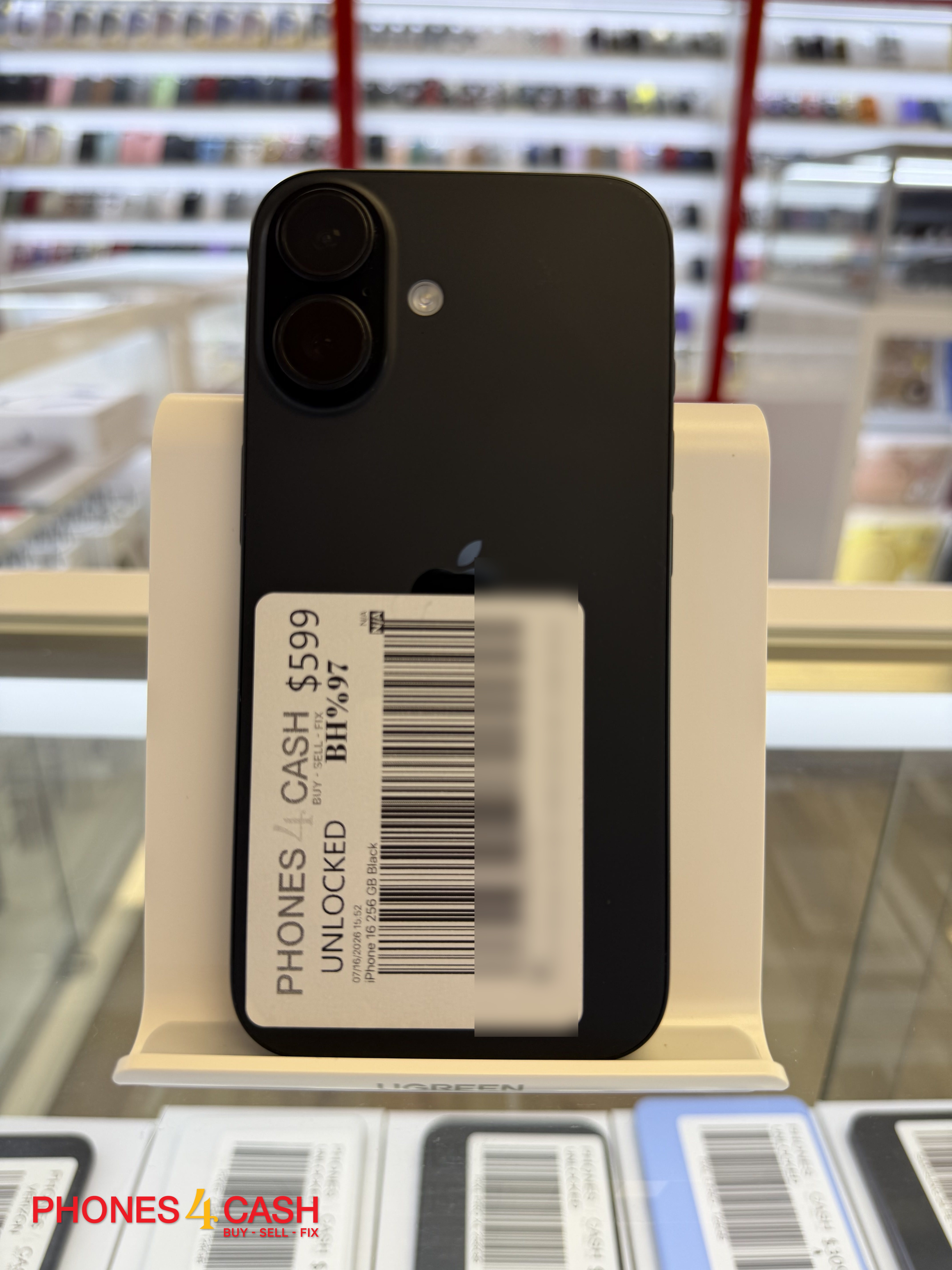 iPhone 16 - 256GB Black (Unlocked)