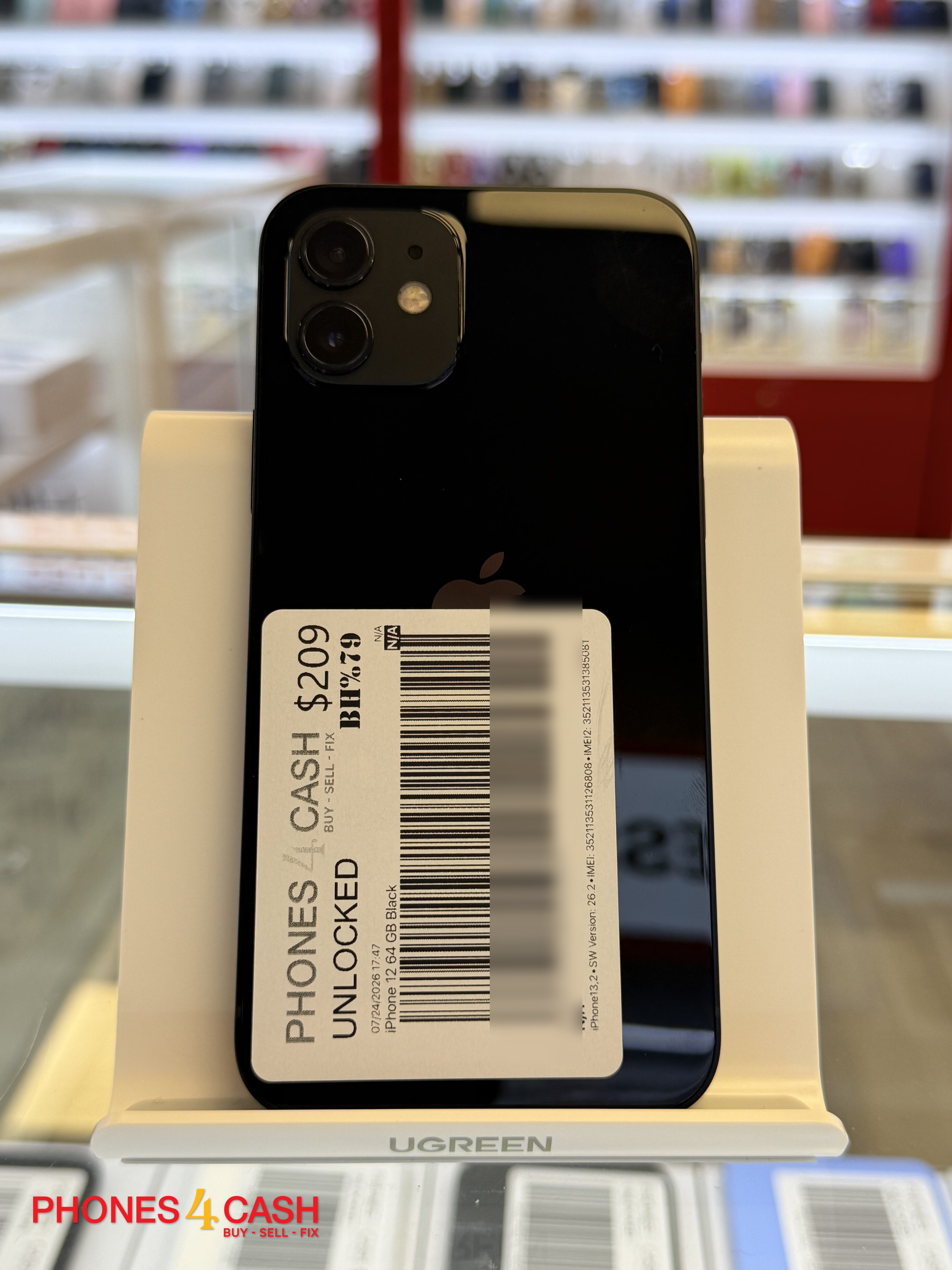 iPhone 12 - 64GB Black (Unlocked)