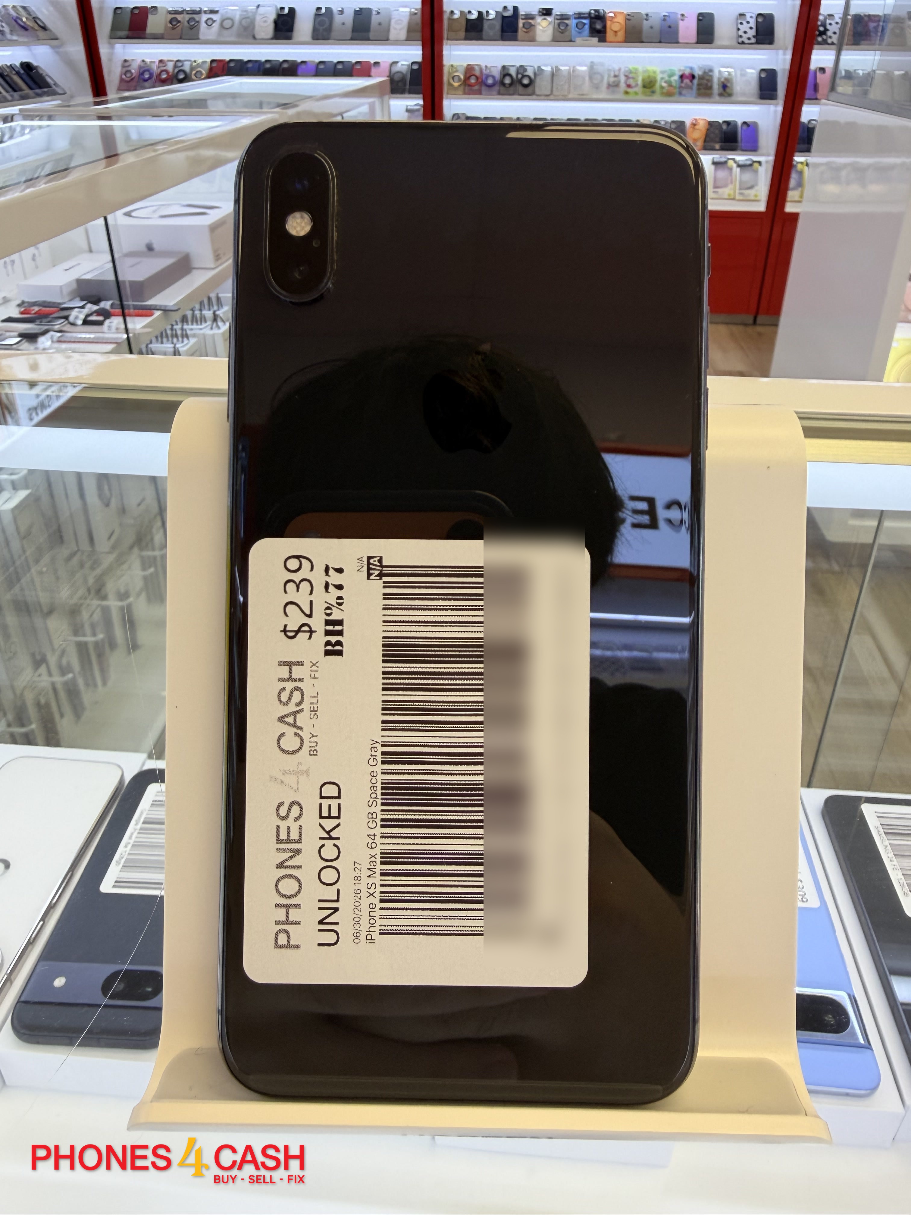 iPhone XS Max - 64GB Space Gray (Unlocked)