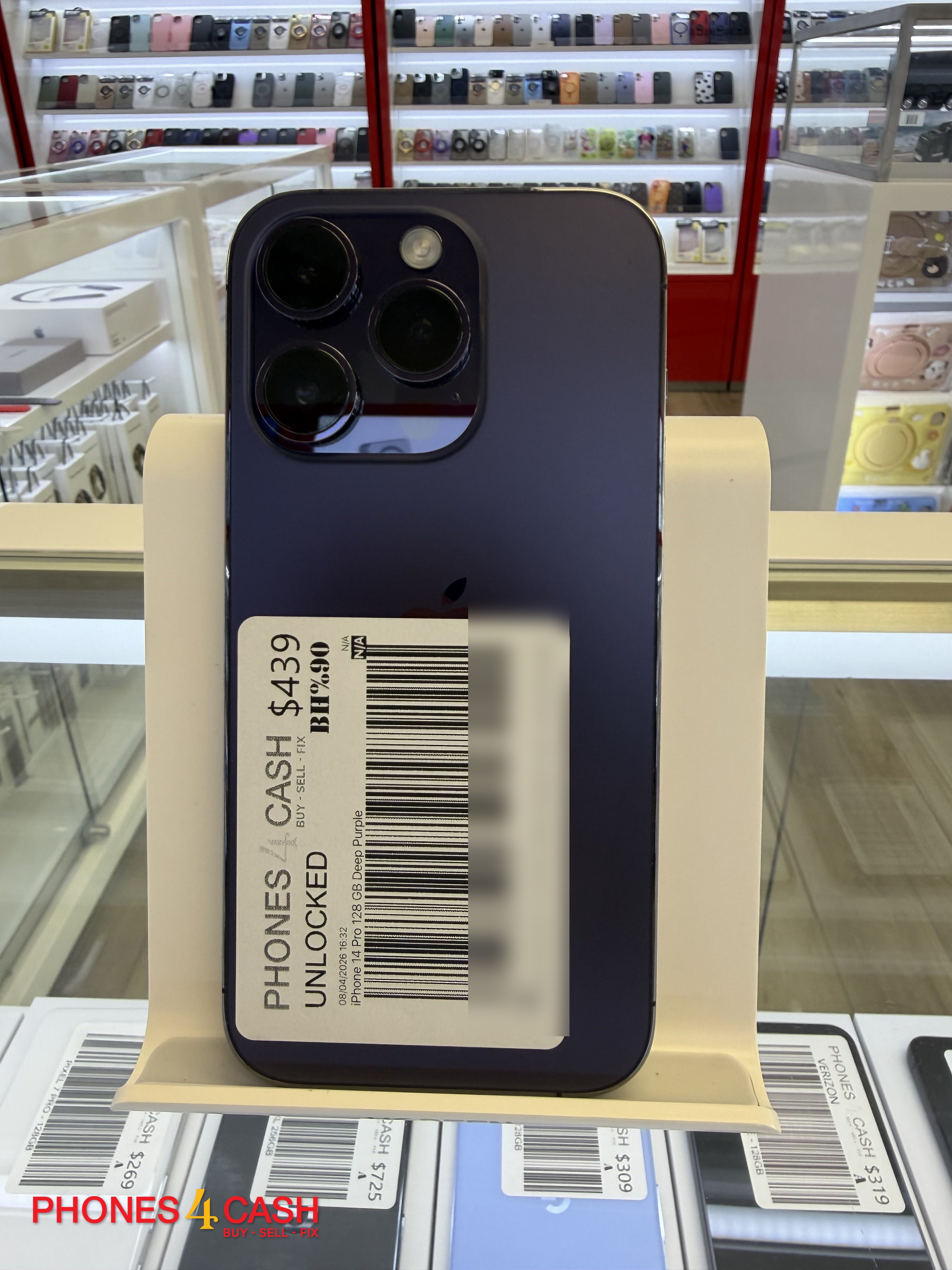 iPhone 14 Pro - 128GB Deep Purple (Unlocked)
