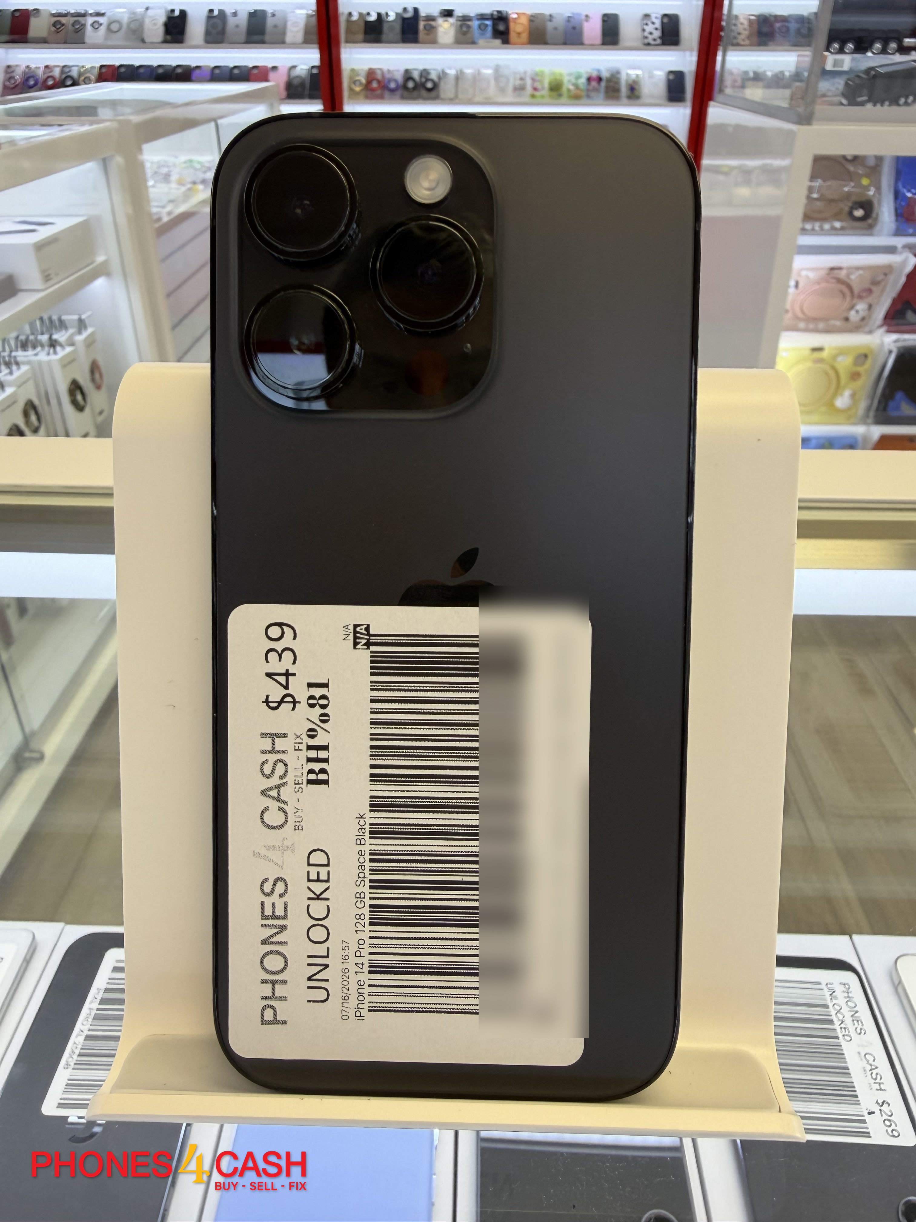 iPhone 14 Pro - 128GB Space Black (Unlocked)