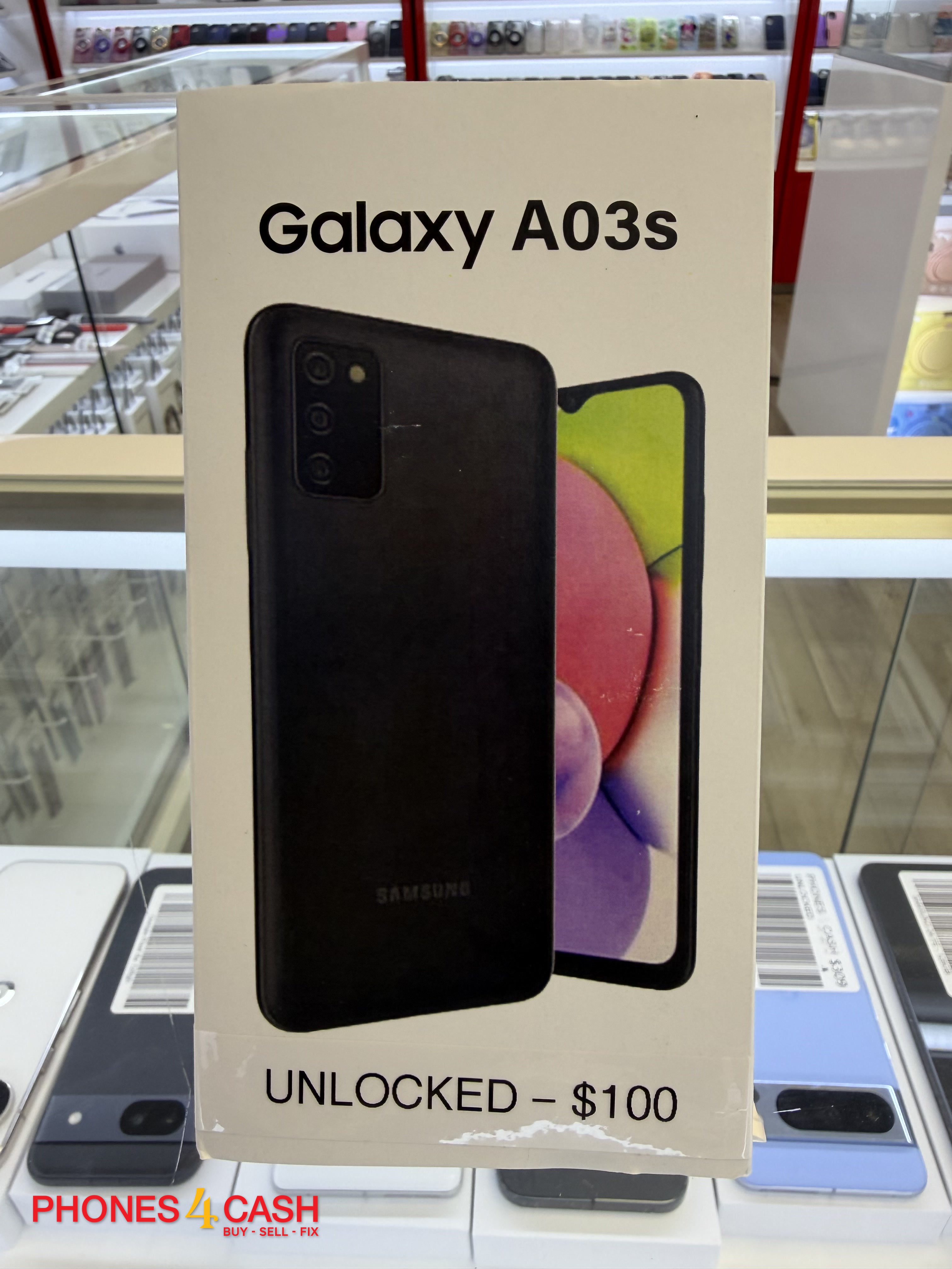 Samsung Galaxy A03s - 64GB Black (Unlocked) - Brand New