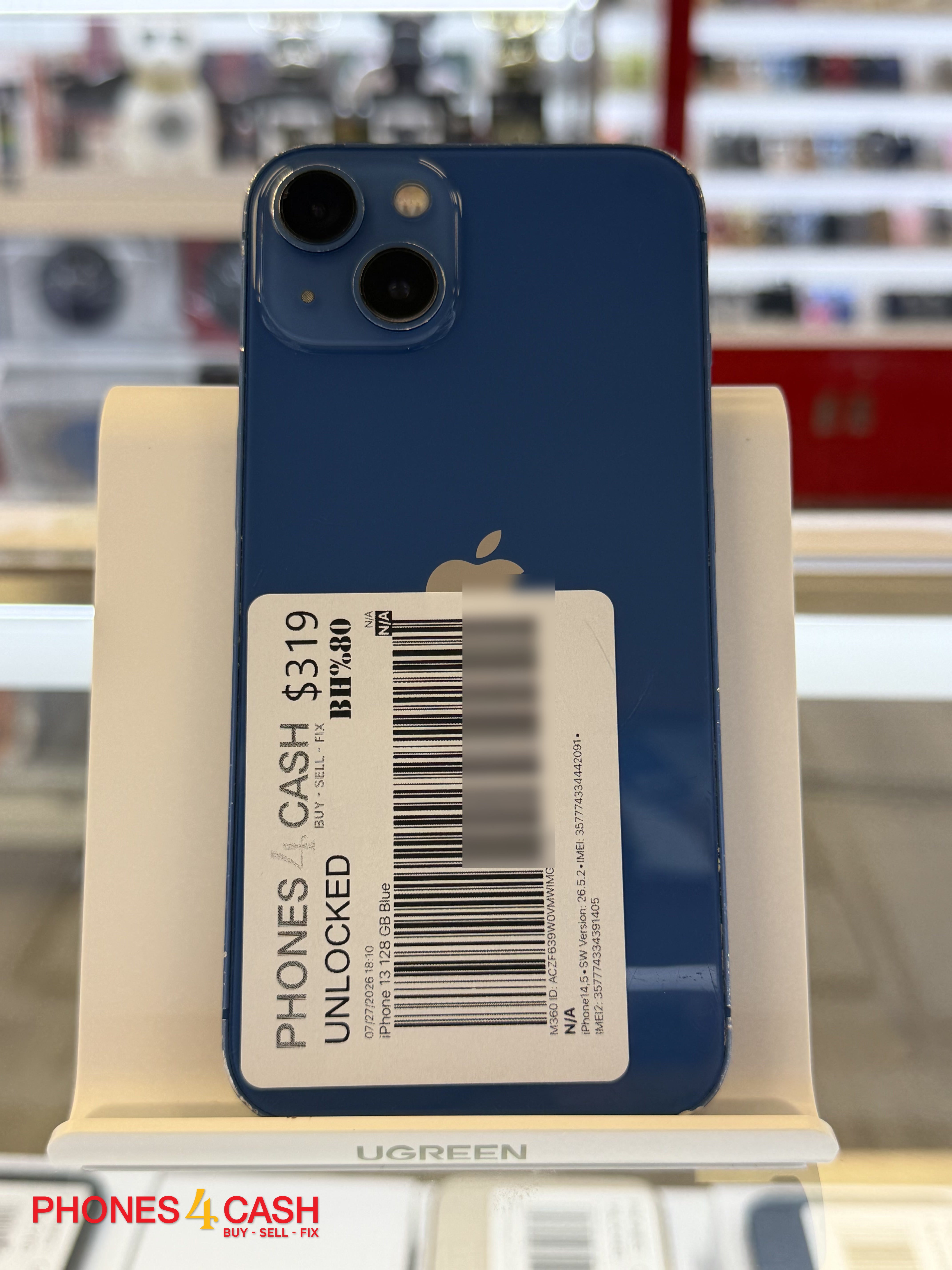 iPhone 13 - 128GB Blue (Unlocked)