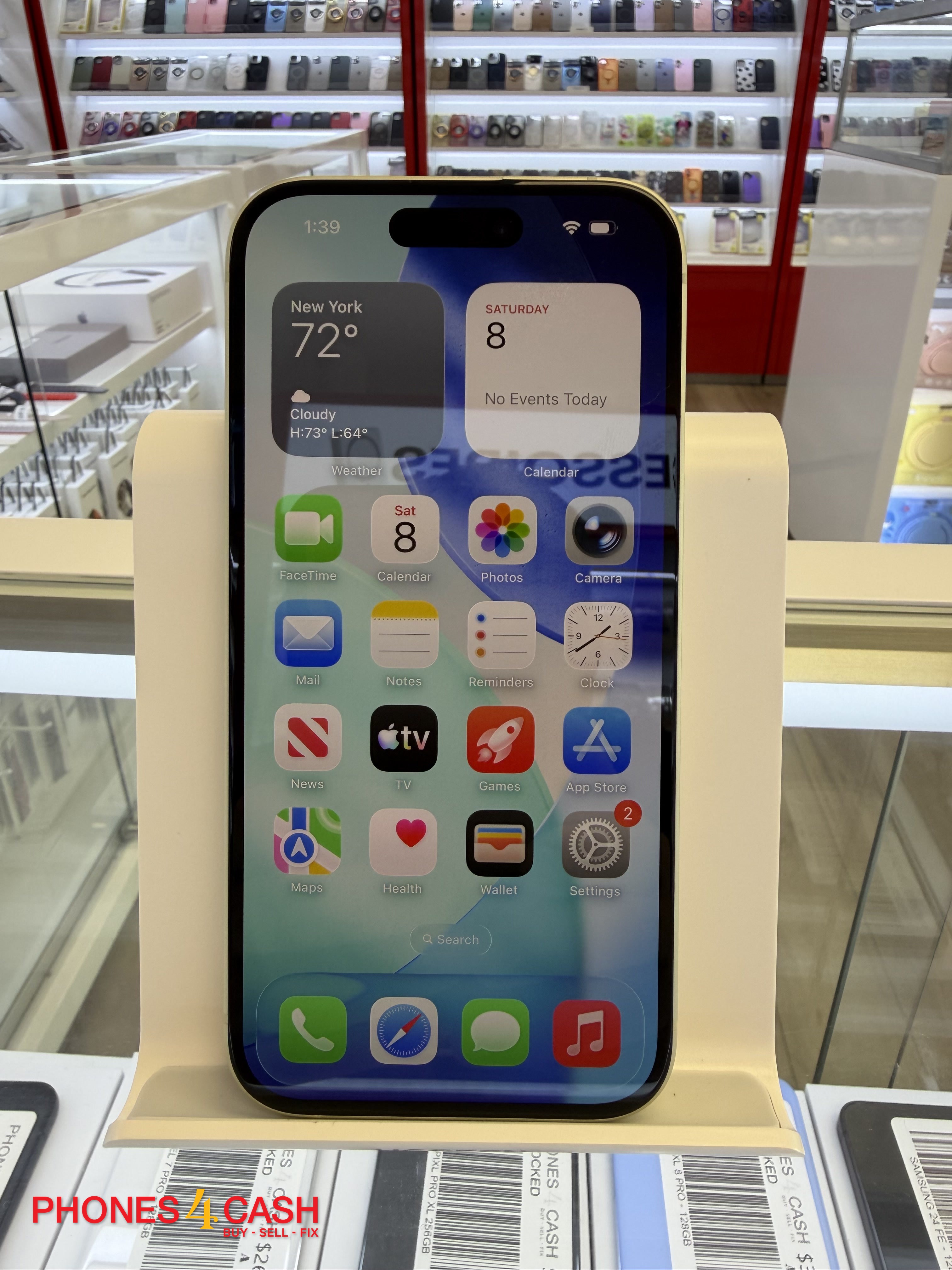iPhone 15 - 128GB Yellow (AT&T / Cricket) - photo 2