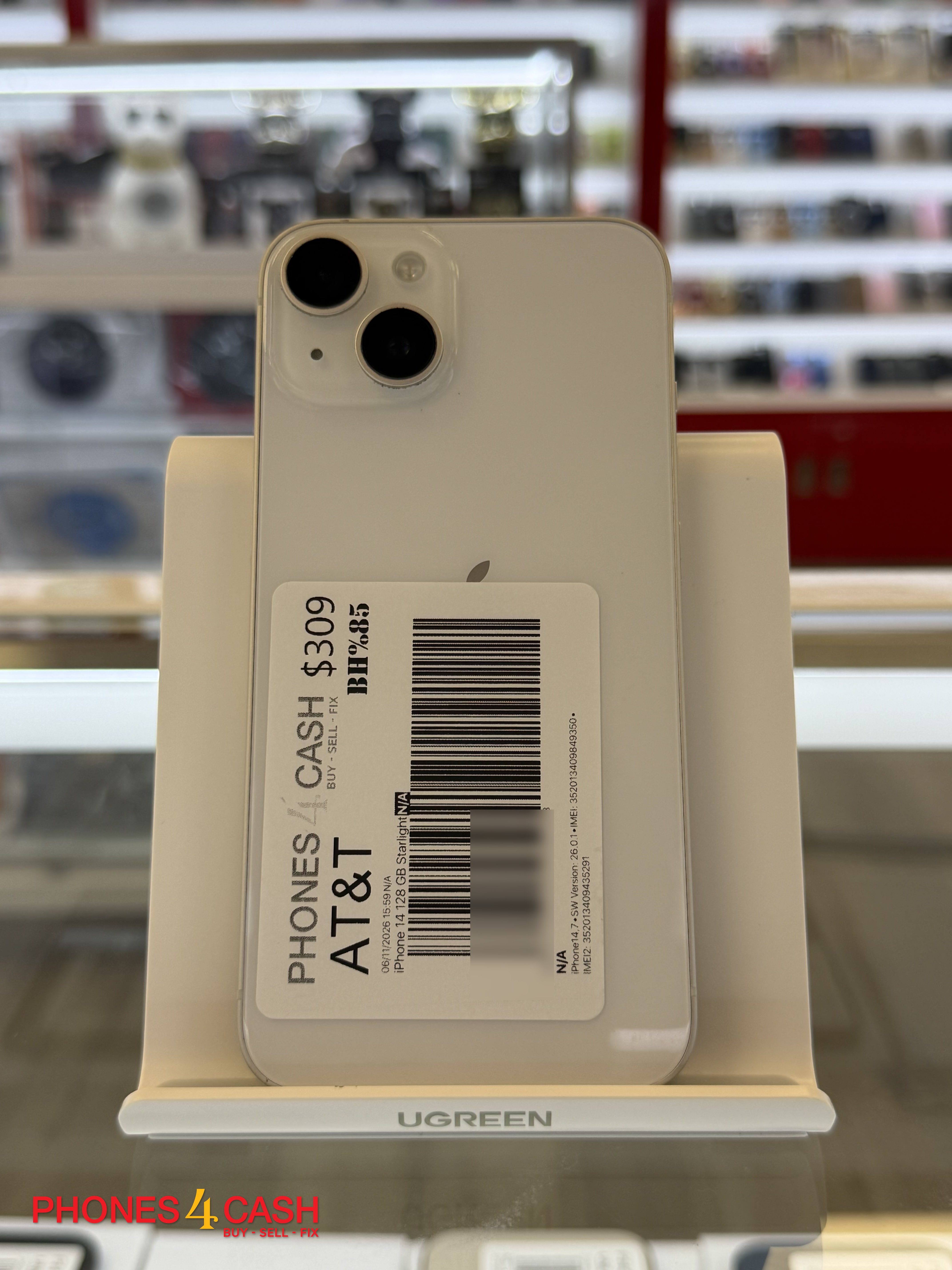 iPhone 14 - 128GB Starlight (AT&T)