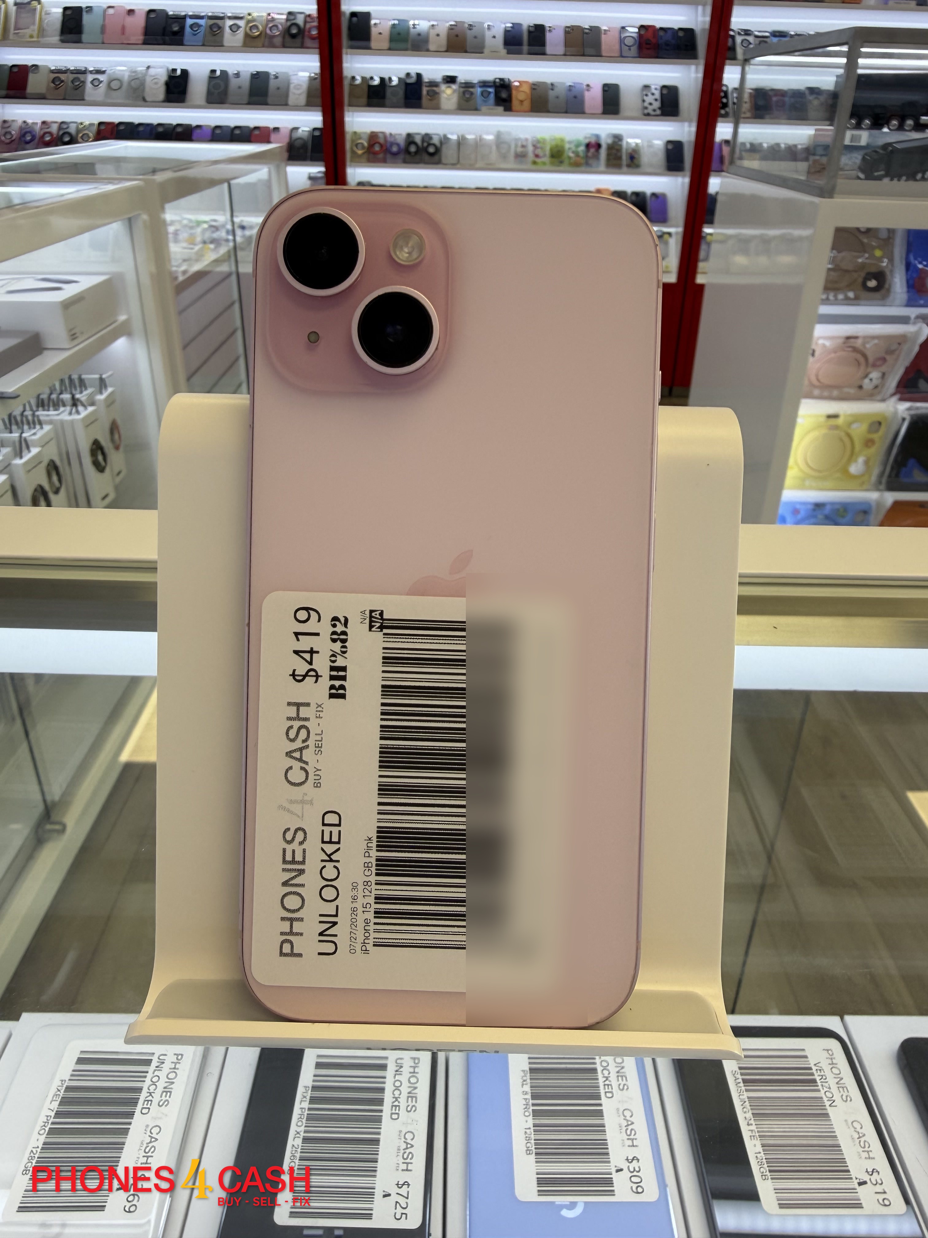iPhone 15 - 128GB Pink (Unlocked)