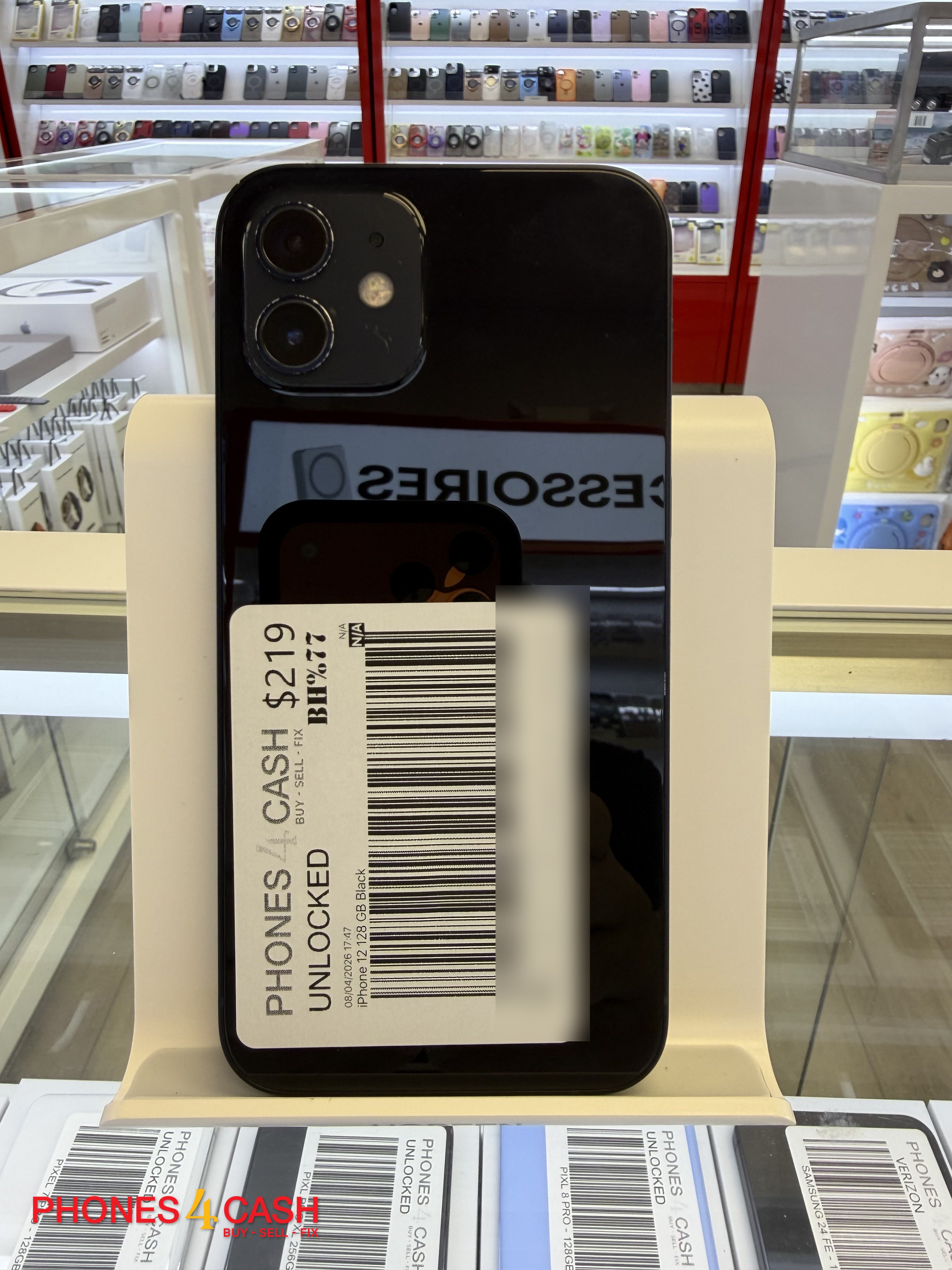 iPhone 12 - 128GB Black (Unlocked)