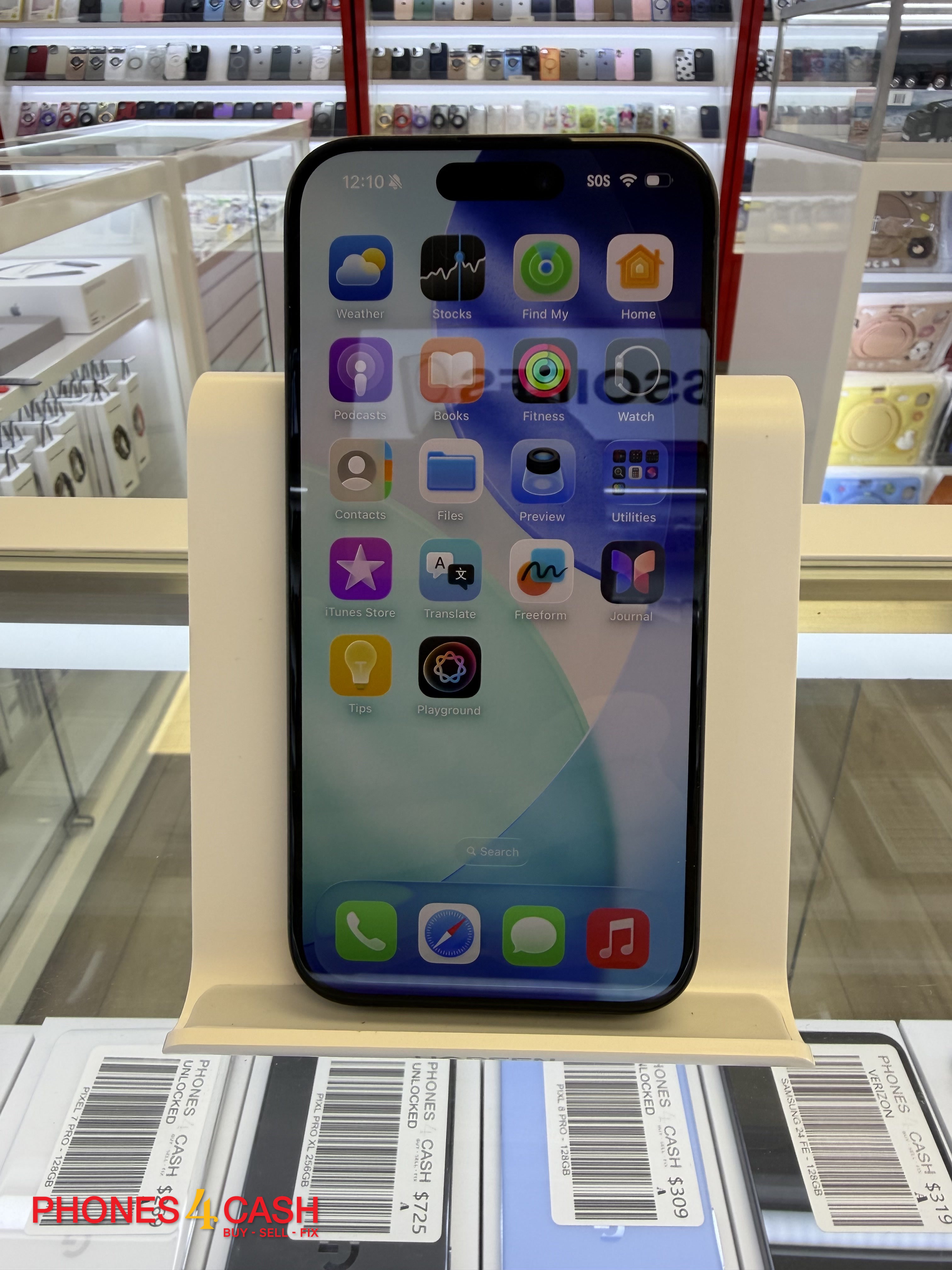 iPhone 15 Pro - 256GB Black Titanium (Unlocked) - photo 2