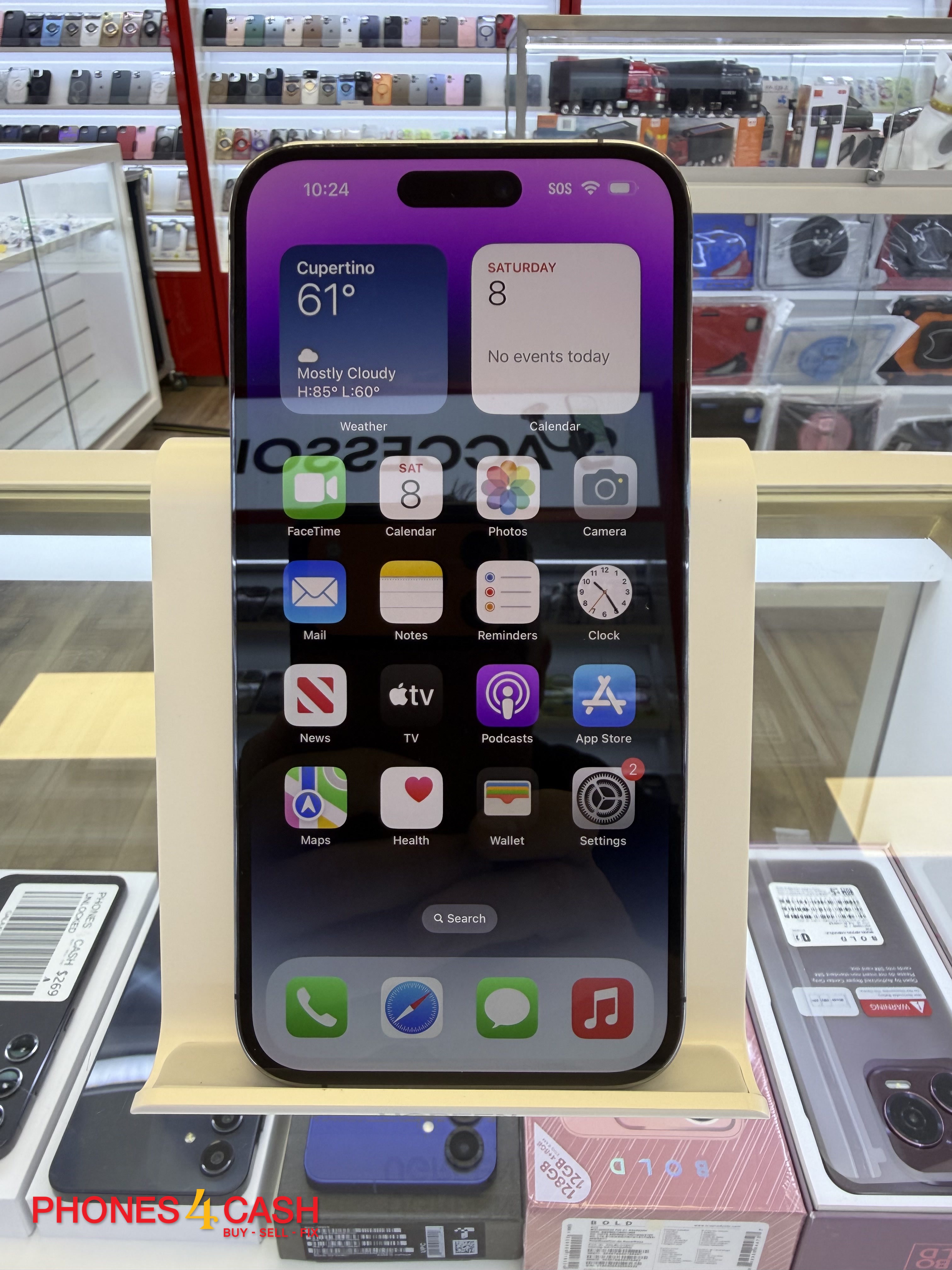 iPhone 14 Pro Max - 128GB Deep Purple (AT&T / Cricket) - photo 2