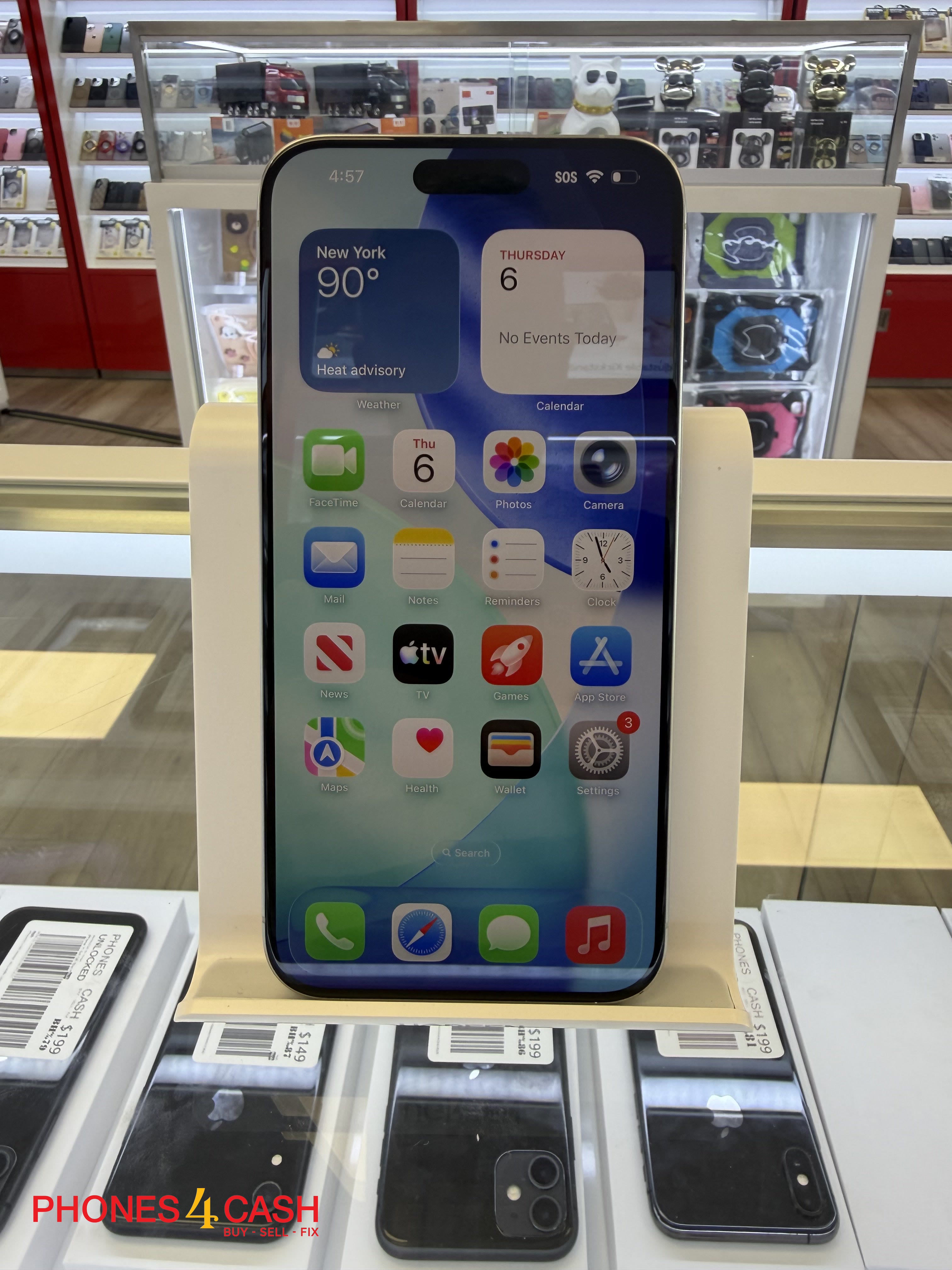 iPhone 15 Pro Max - 256GB White Titanium (Unlocked) - photo 3