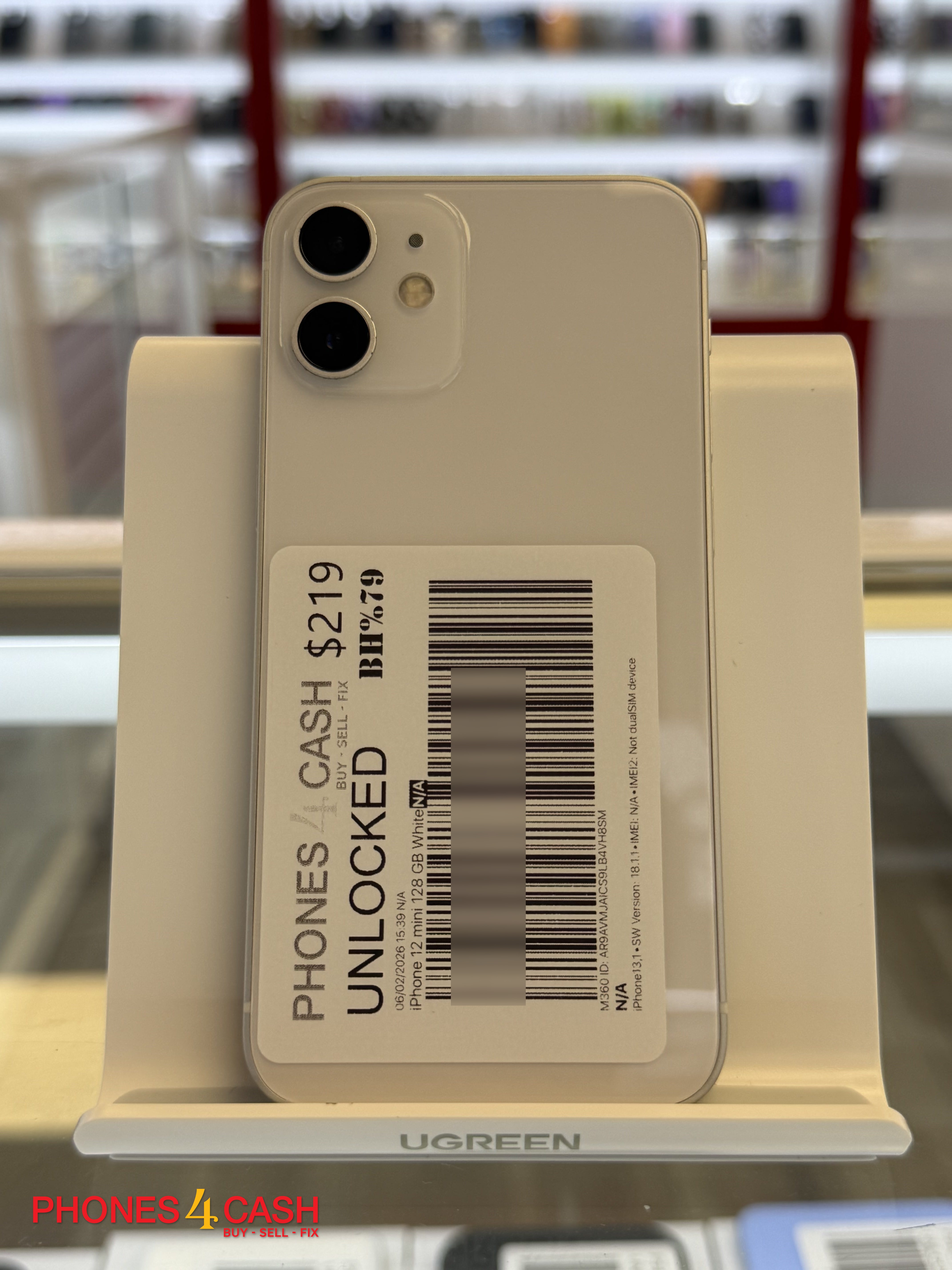 iPhone 12 mini - 128GB White (Unlocked)