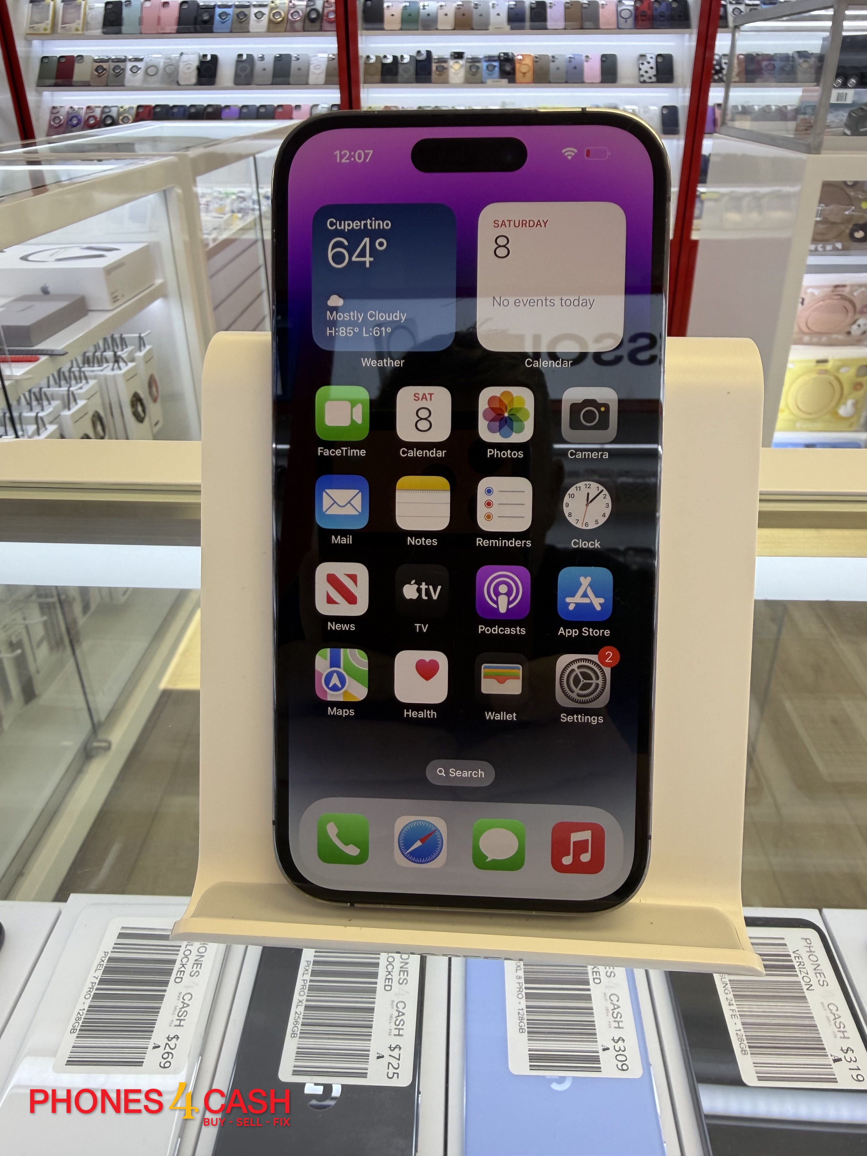 iPhone 14 Pro - 128GB Deep Purple (Unlocked) - photo 2