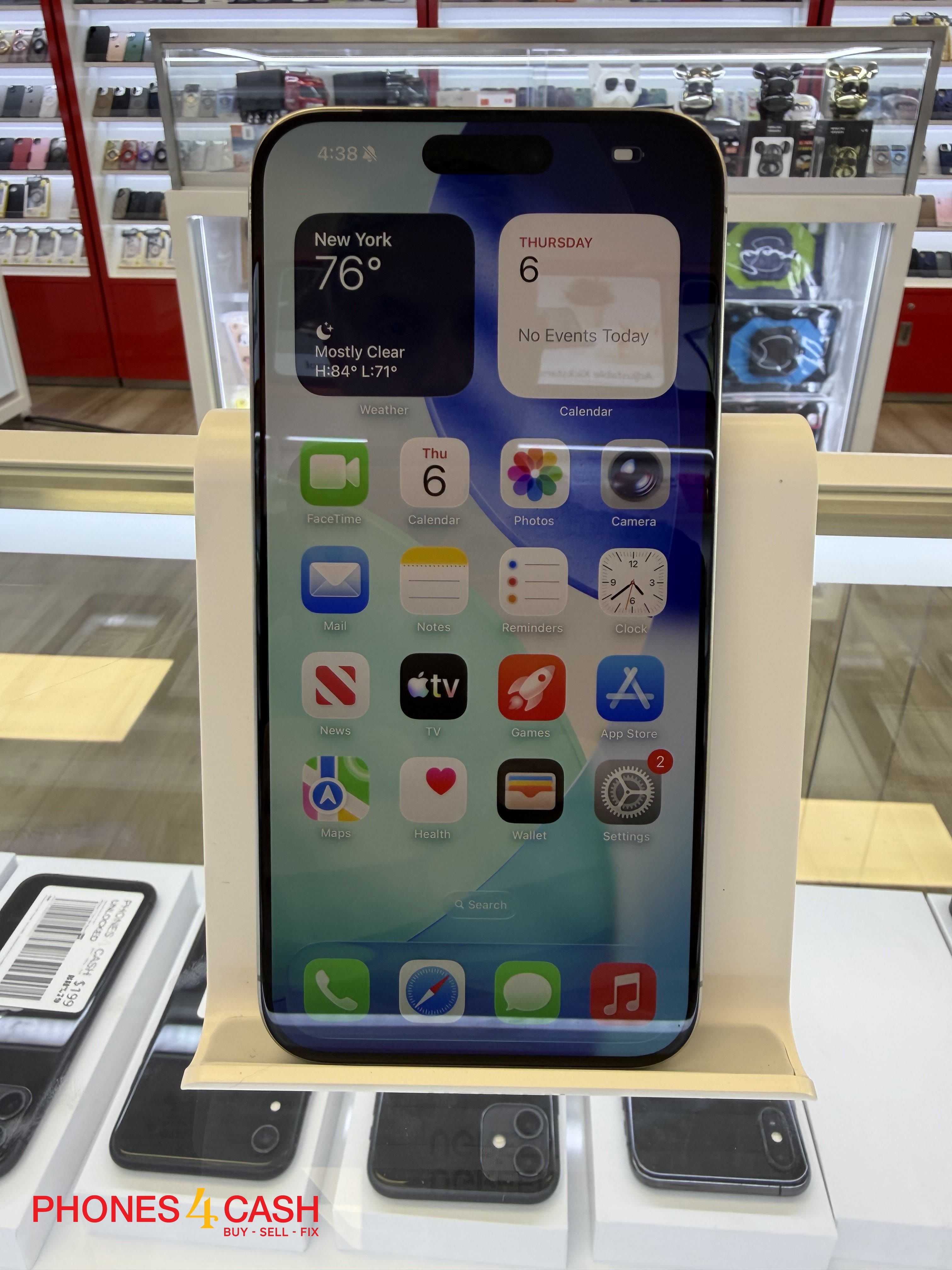 iPhone 15 Pro Max - 256GB Natural Titanium (Unlocked) - photo 2