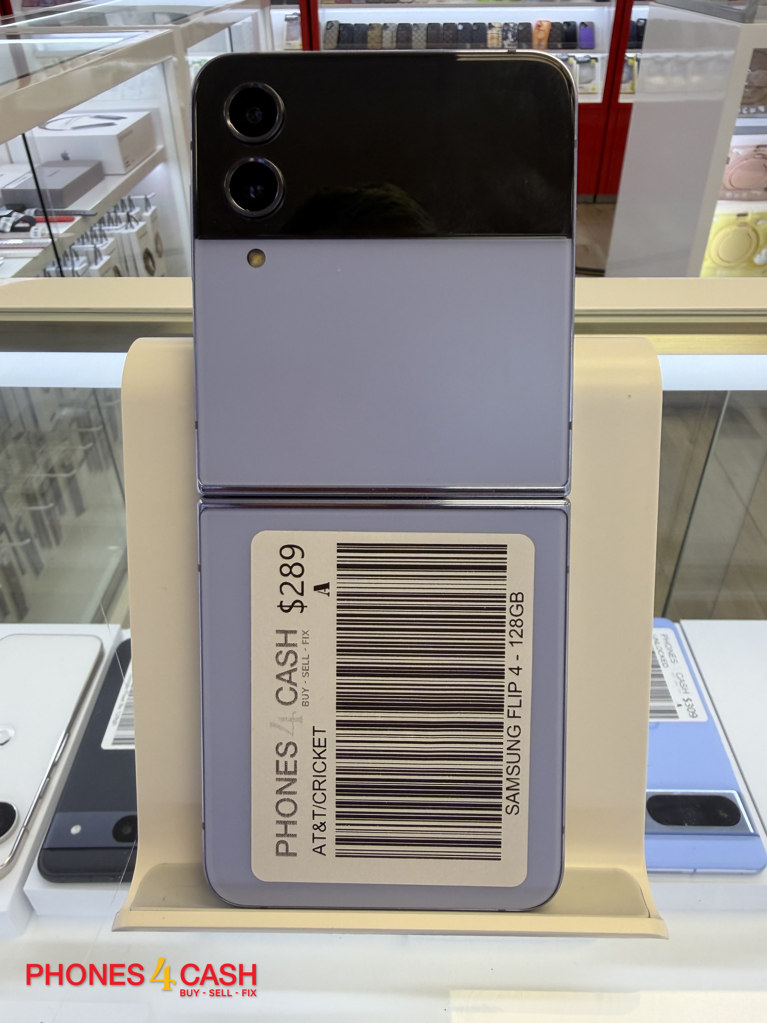 Samsung Galaxy Z Flip 4 - 128GB Bora Purple (AT&T / Cricket)