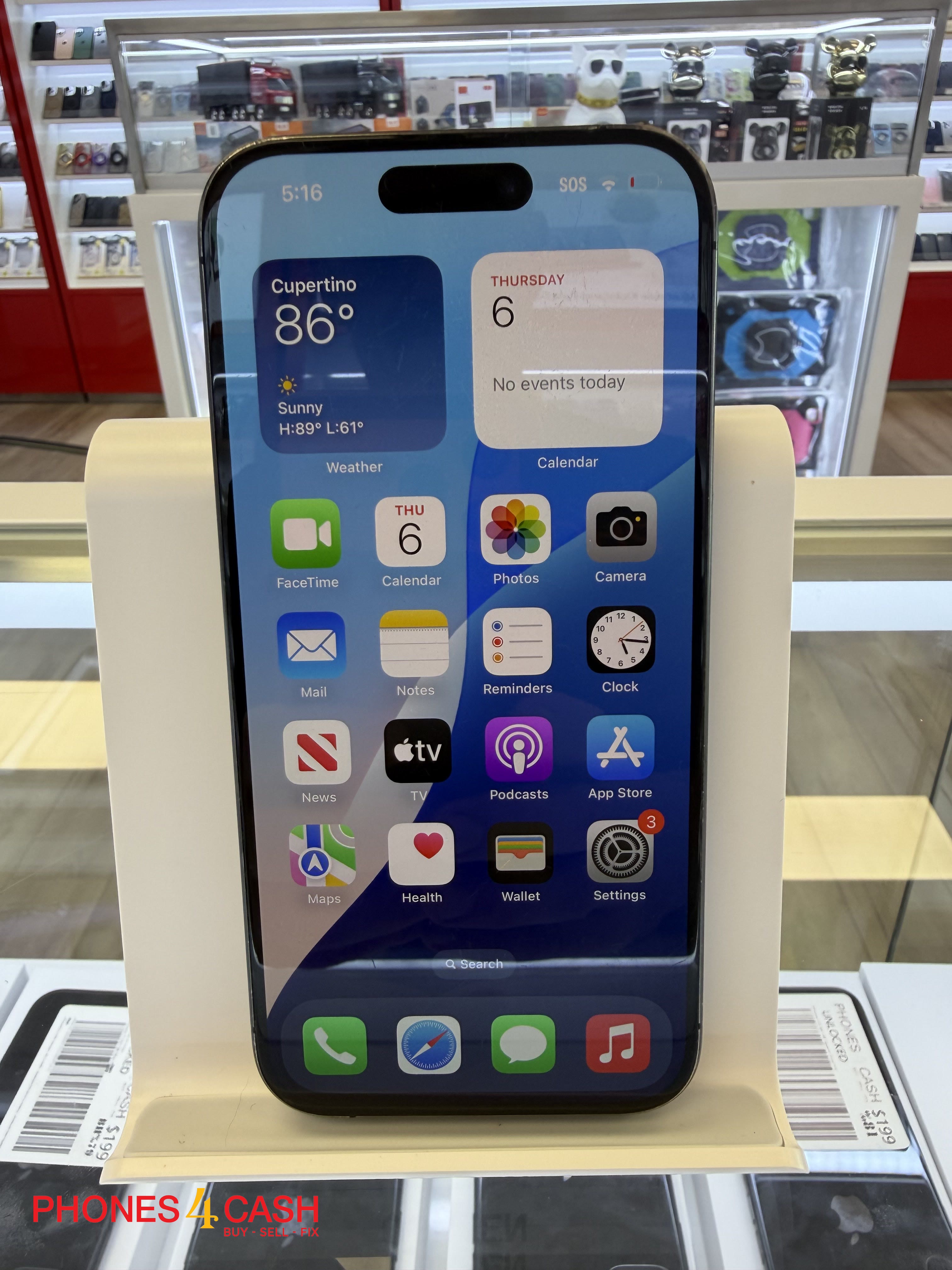 iPhone 15 Pro - 128GB Black Titanium (Unlocked) - photo 2