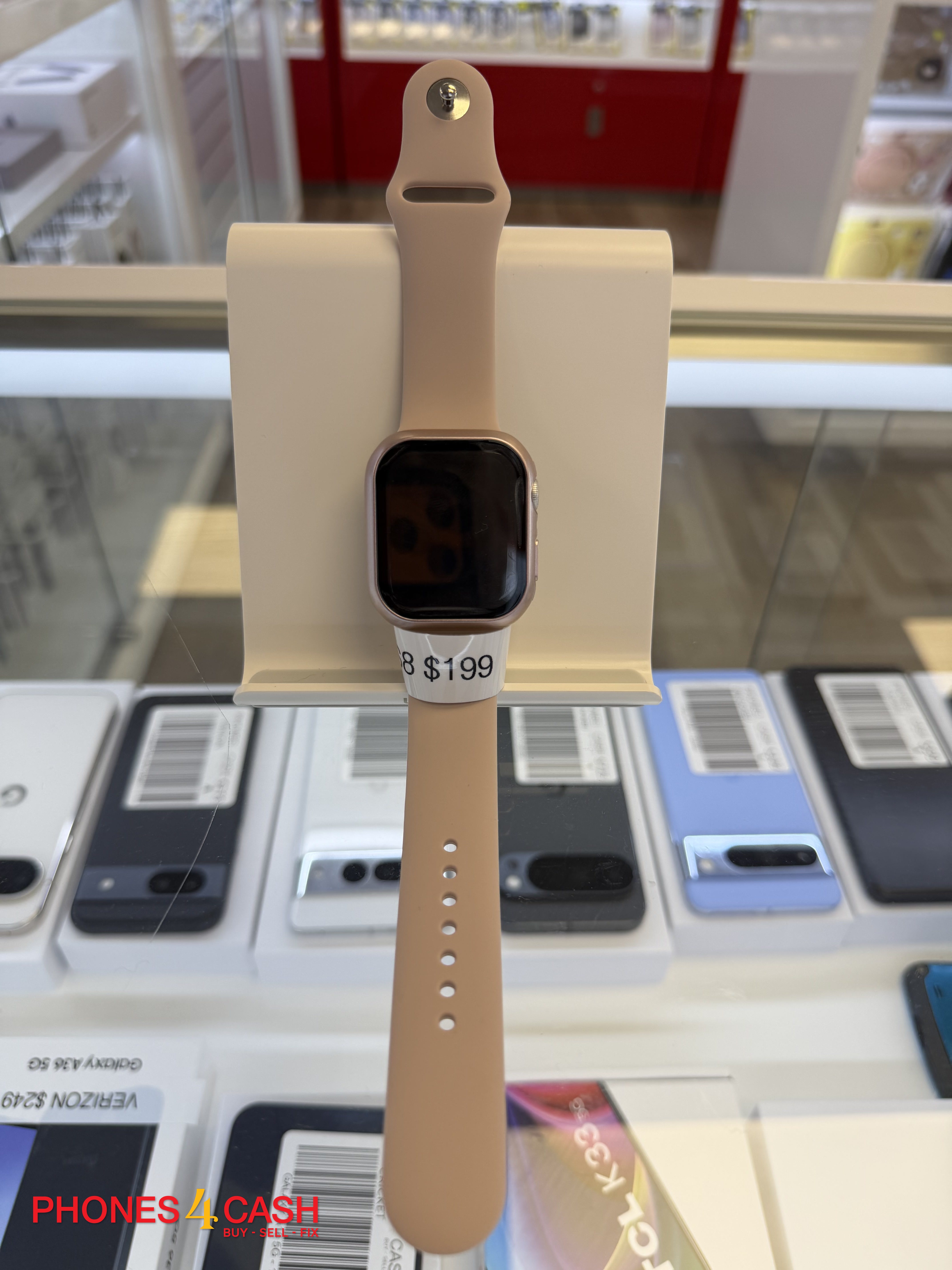 Apple Watch Series 8 - 45mm with Pink Sport Band (GPS)