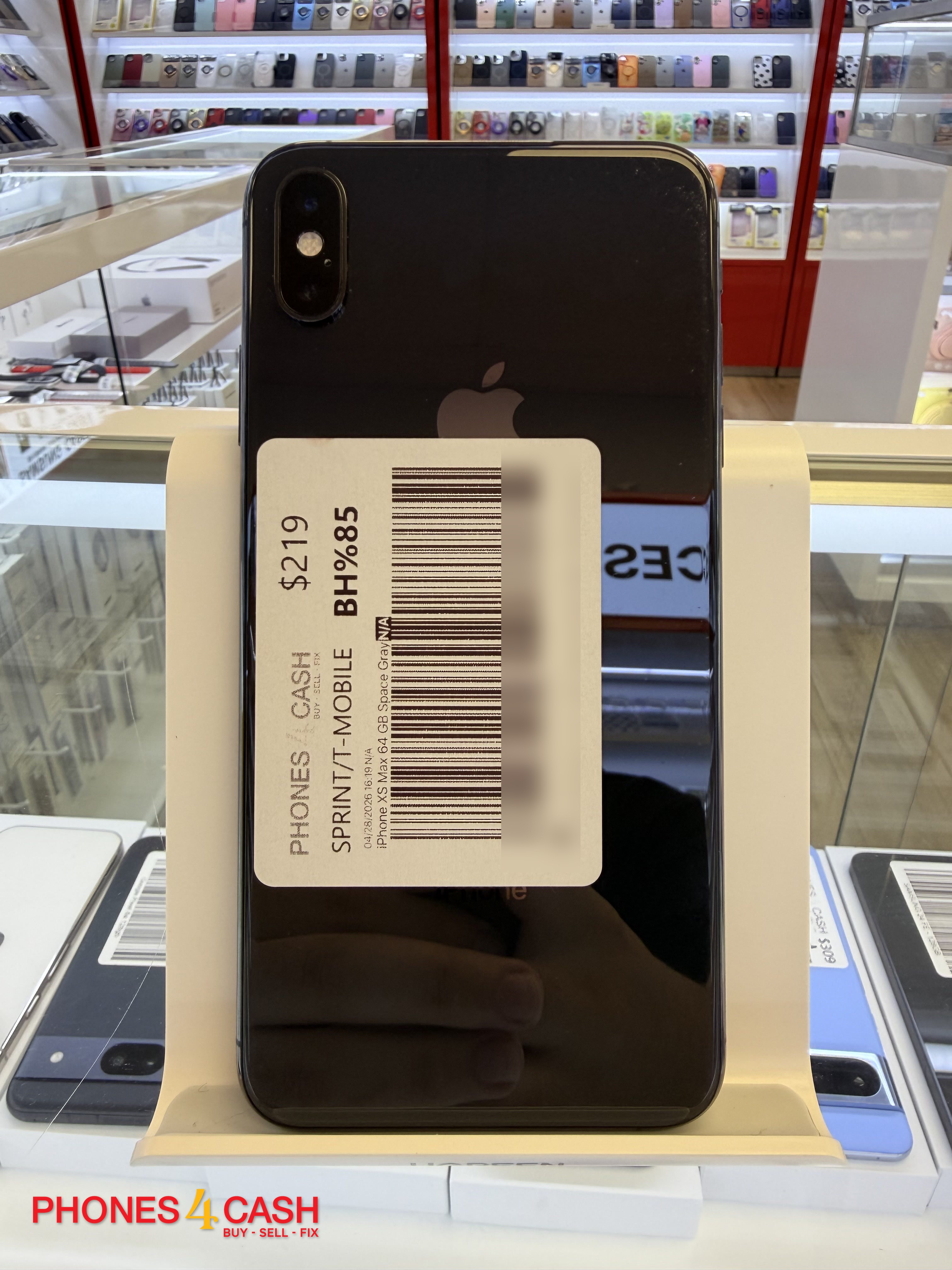 iPhone XS Max - 64GB Space Gray (Sprint / T-Mobile)