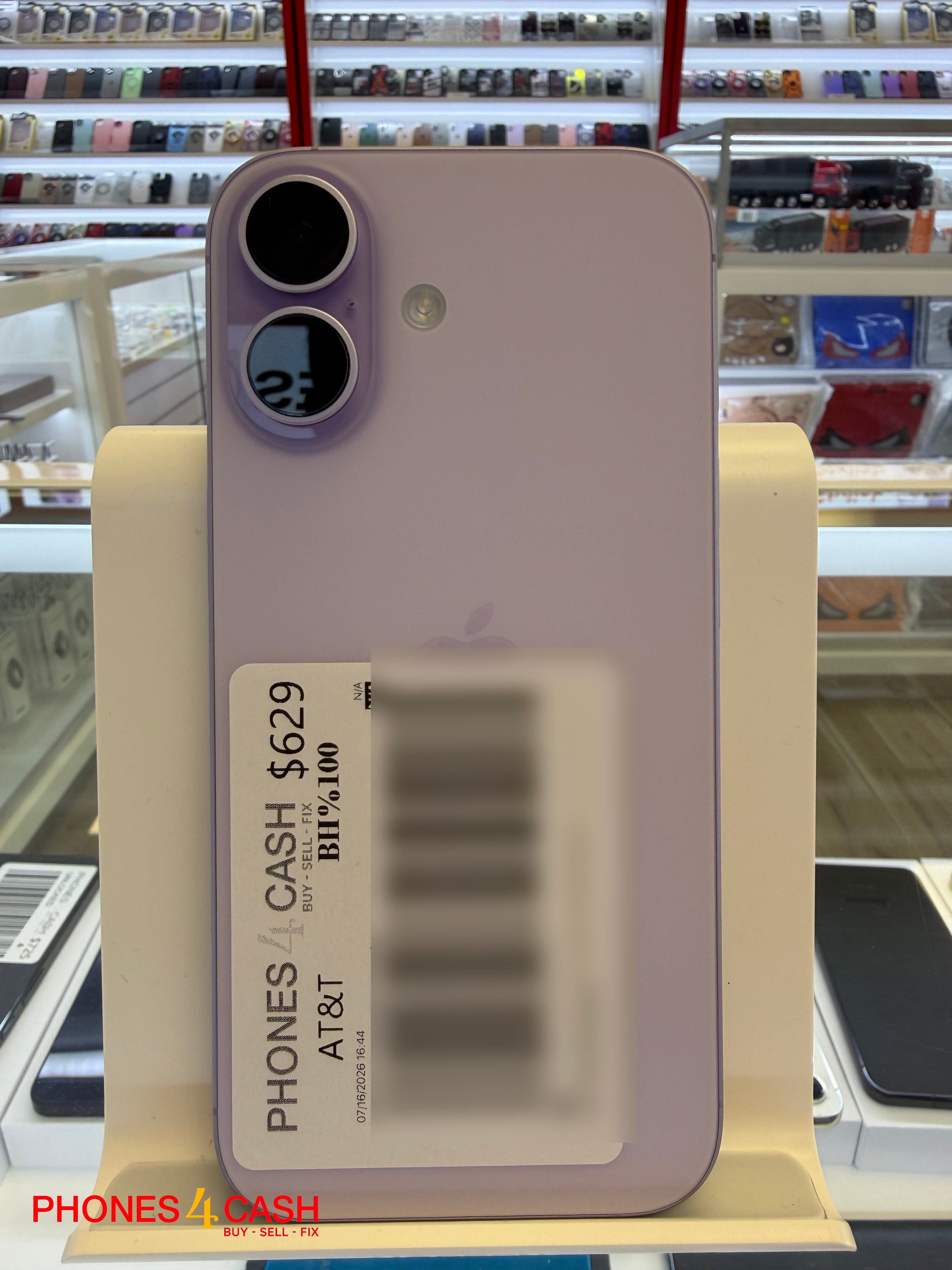iPhone 17 - 256GB Lavender (AT&T Locked)